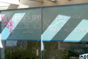 My Acu Spa Building Sign